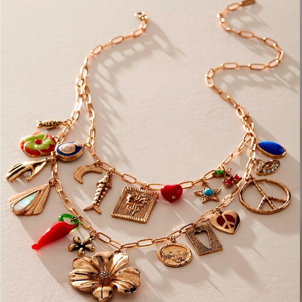 Free People Maxamillion Charm Necklace - Picture 4 of 16